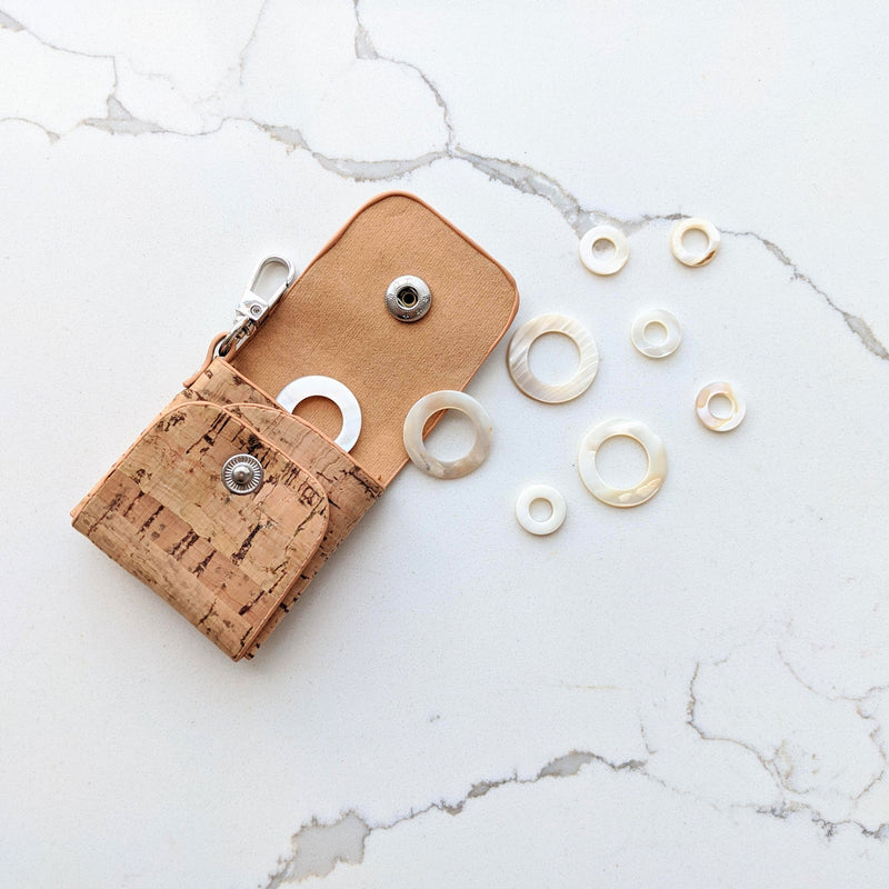 Cork Stitch Markers Case