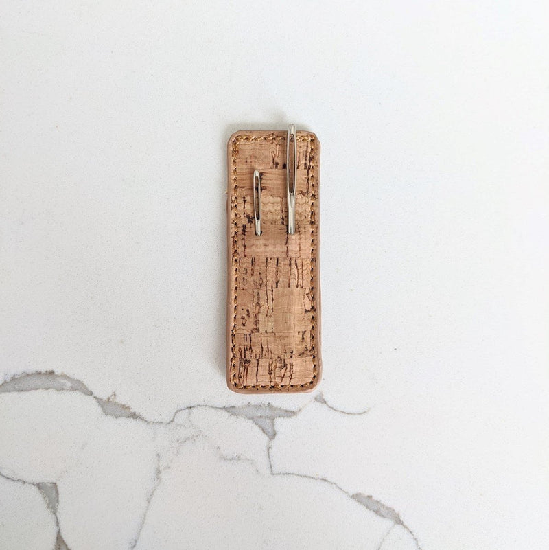 Cork Tapestry Needles Case